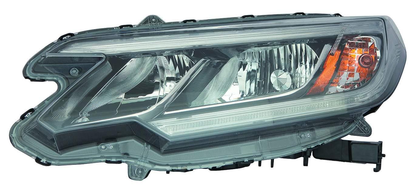 Phare avant gauche halogène avec feux de jour à LED pour Honda CR-V 2015-2016 EX/EX-L haute qualité, HO2502161
