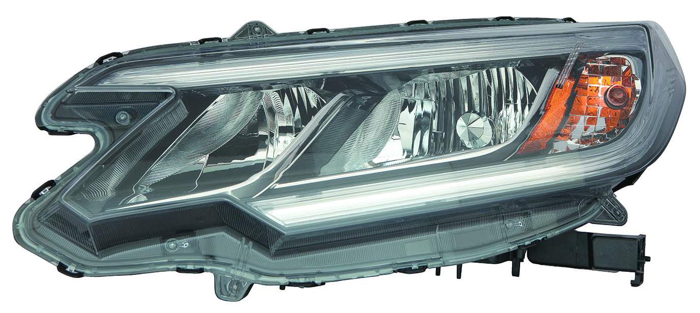 Phare avant gauche halogène sans feux de jour à LED pour Honda CR-V 2015-2016, référence HO2502162C - Hunt Parts