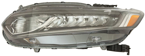 2018-2021 Honda Accord Sedan Head Lamp Driver Side With Led Low Beam/Halogen High Beam Without Touring High Quality