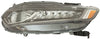 2018-2021 Honda Accord Sedan Head Lamp Driver Side With Led Low Beam/Halogen High Beam Without Touring Economy Quality