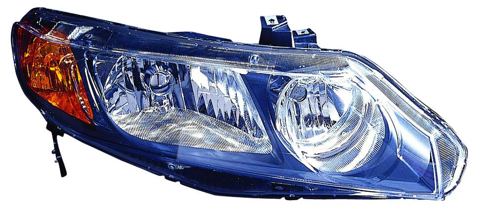 Phare avant côté passager pour Honda Civic Berline 2006-2008 - Capa - Pièces détachées Hunt