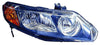 Head Lamp Passenger Side Honda Civic Sedan 2006-2008 Capa