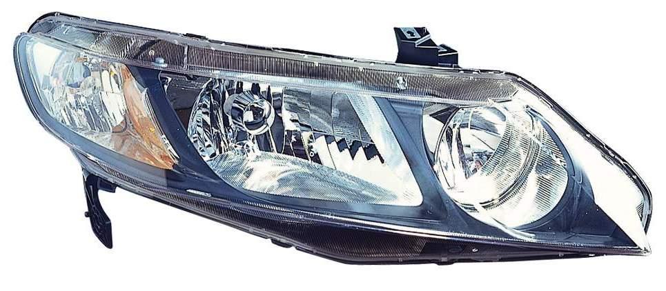 Phare avant côté passager pour Honda Civic Berline 2009-2011, haute qualité, HO2503127