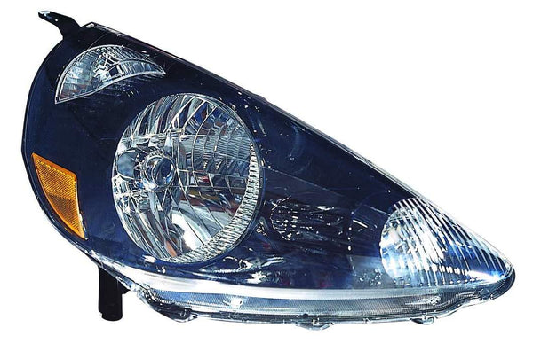 Head Lamp Passenger Side Honda Fit 2007-2008 Black Capa , Ho2503131C