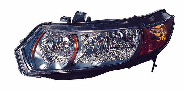 2006-2009 Honda Civic Coupe Head Lamp Passenger Side 6 Speed 2.0L High Quality