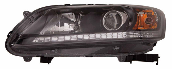 2013-2015 Honda Accord Sedan Head Lamp Passenger Side Halogen Ex/Lx/Sport Models/2.4 Liter Ex-L Economy Quality