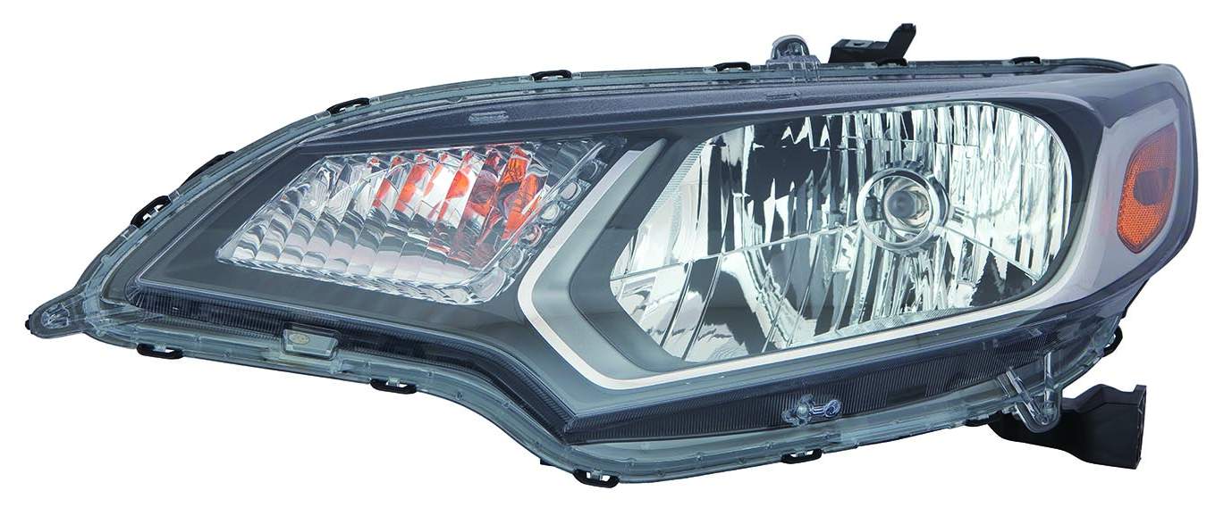 Phare avant côté passager pour Honda Fit 2015-2017, halogène, référence HO2503160C - Hunt Parts