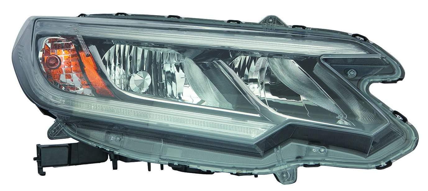 Phare avant côté passager pour Honda CR-V 2015-2016, halogène avec feux de jour à LED, EX/EX-L, haute qualité, HO2503161