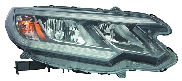 Head Lamp Passenger Side Honda Crv 2015-2016 Halogen With Led Drl Ex/Ex-L Capa , Ho2503161C
