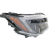 2017-2020 Honda Ridgeline Head Lamp Passenger Side Halogen With Led Drl/Auto On/Off High Quality