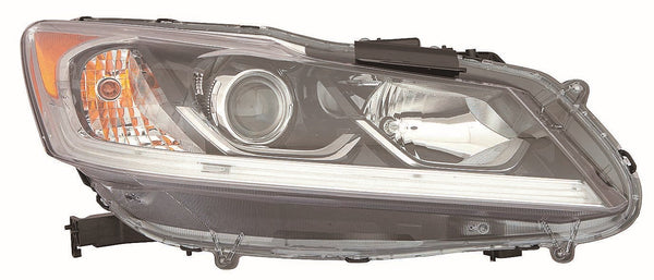 Head Lamp Passenger Side Honda Accord Sedan 2016-2017 Halogen Ex/Ex-L/Spor Capa , Ho2503169C