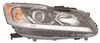 Head Lamp Passenger Side Honda Accord Sedan 2016-2017 Halogen Ex/Ex-L/Spor Capa , Ho2503169C