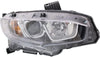 2017-2020 Honda Civic Hatchback Head Lamp Passenger Side Halogen High Quality