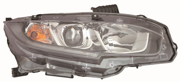 Head Lamp Passenger Side Honda Civic Coupe 2016-2020 Halogen Capa , Ho2503173C