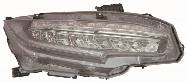 Head Lamp Passenger Side Honda Civic Coupe 2016-2020 Led Ex/Ex-L/Ex-T/Lx Model Capa , Ho2503176C