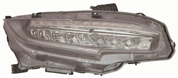 2016-2020 Honda Civic Coupe Head Lamp Passenger Side Led Ex/Ex-L/Ex-T/Lx Model High Quality