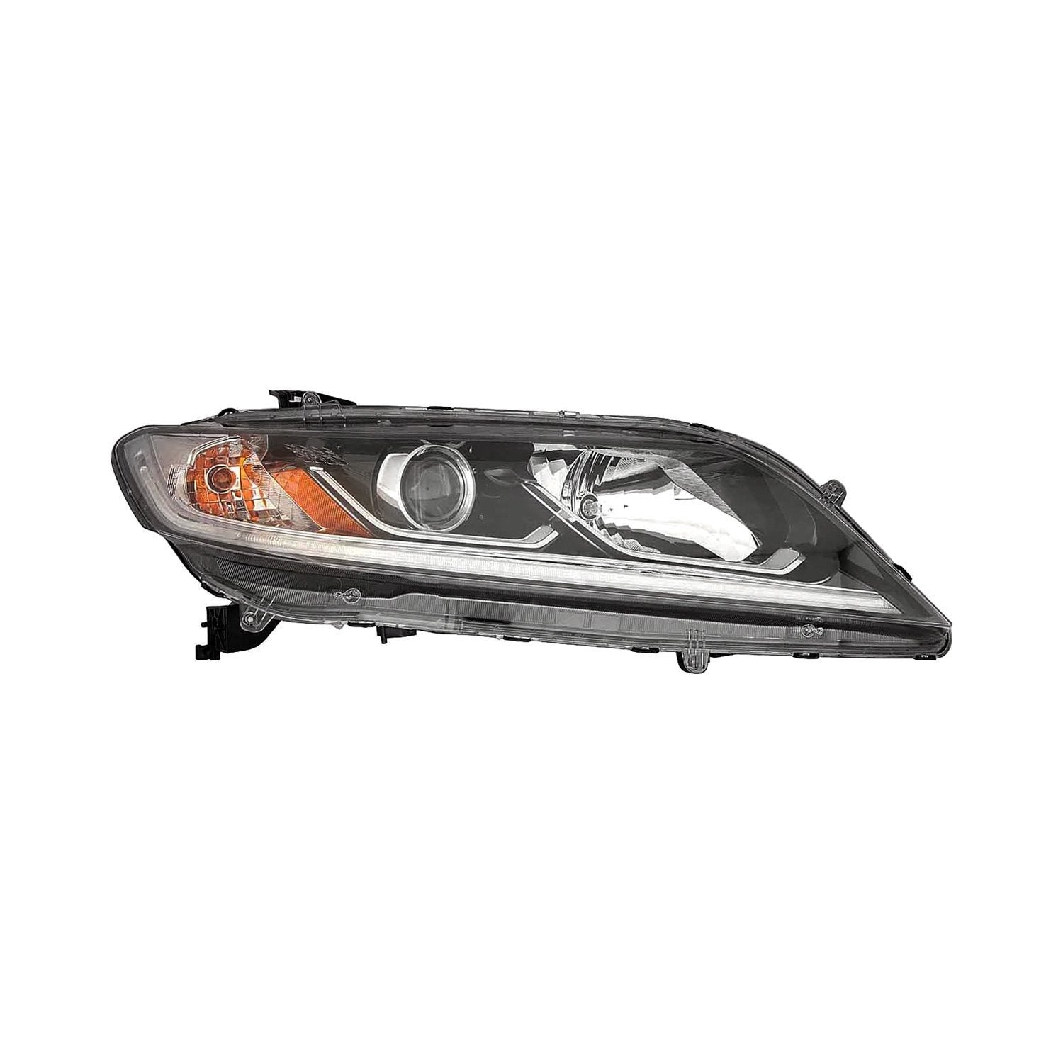 Phare avant côté passager pour Honda Accord Coupé LX-S 2016-2017 (sans feu de jour), référence HO2503179C - Hunt Parts
