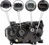 2019-2021 Honda Civic Hatchback Head Lamp Passenger Side Halogen With Black Bezel Economy Quality