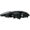 2006-2008 Honda Civic Coupe Head Lamp Driver Side Black Housing