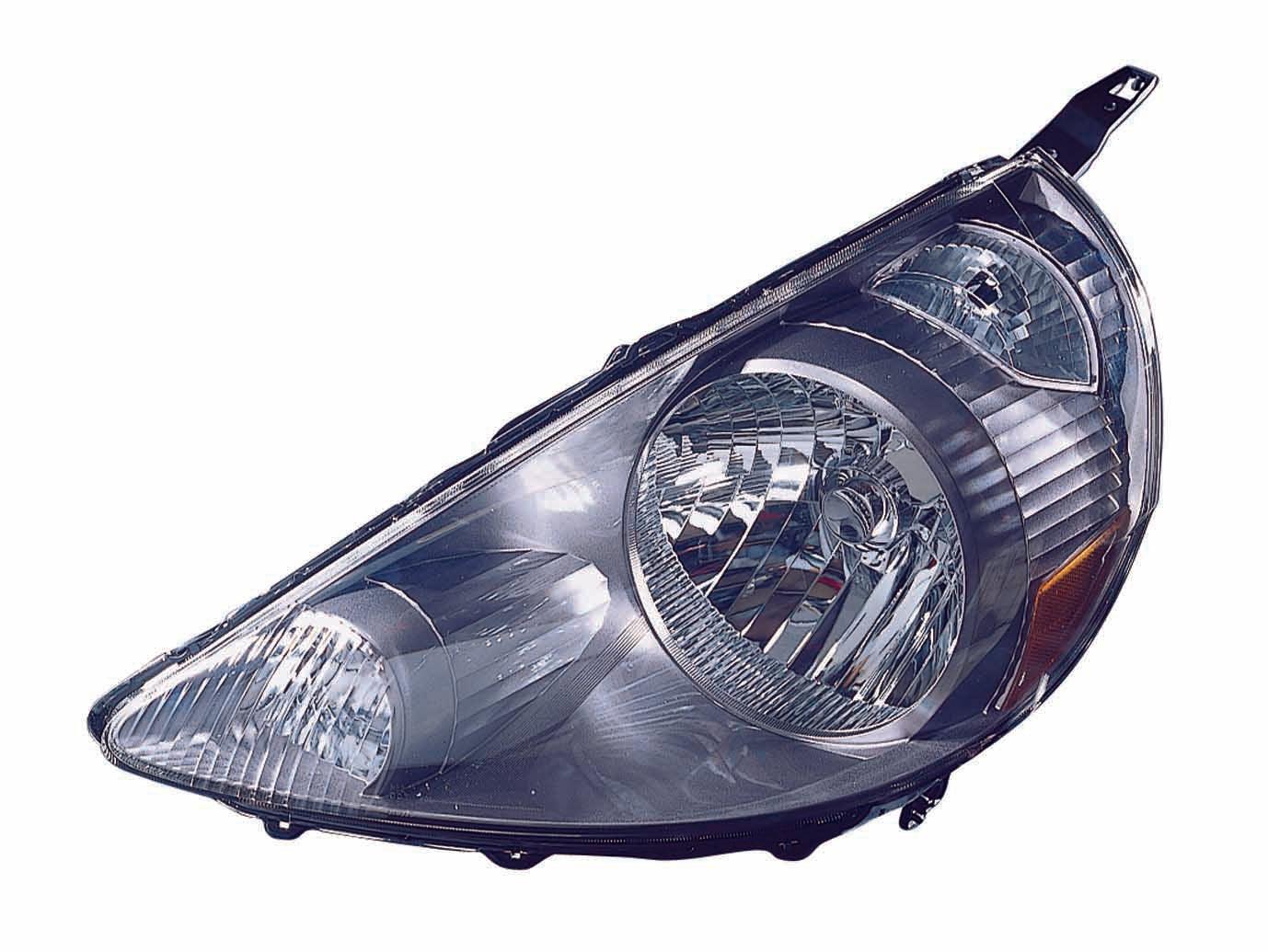 Phare avant gauche (côté conducteur) pour Honda Fit 2007-2008, couleur argent (code NH642M), haute qualité, HO2518124