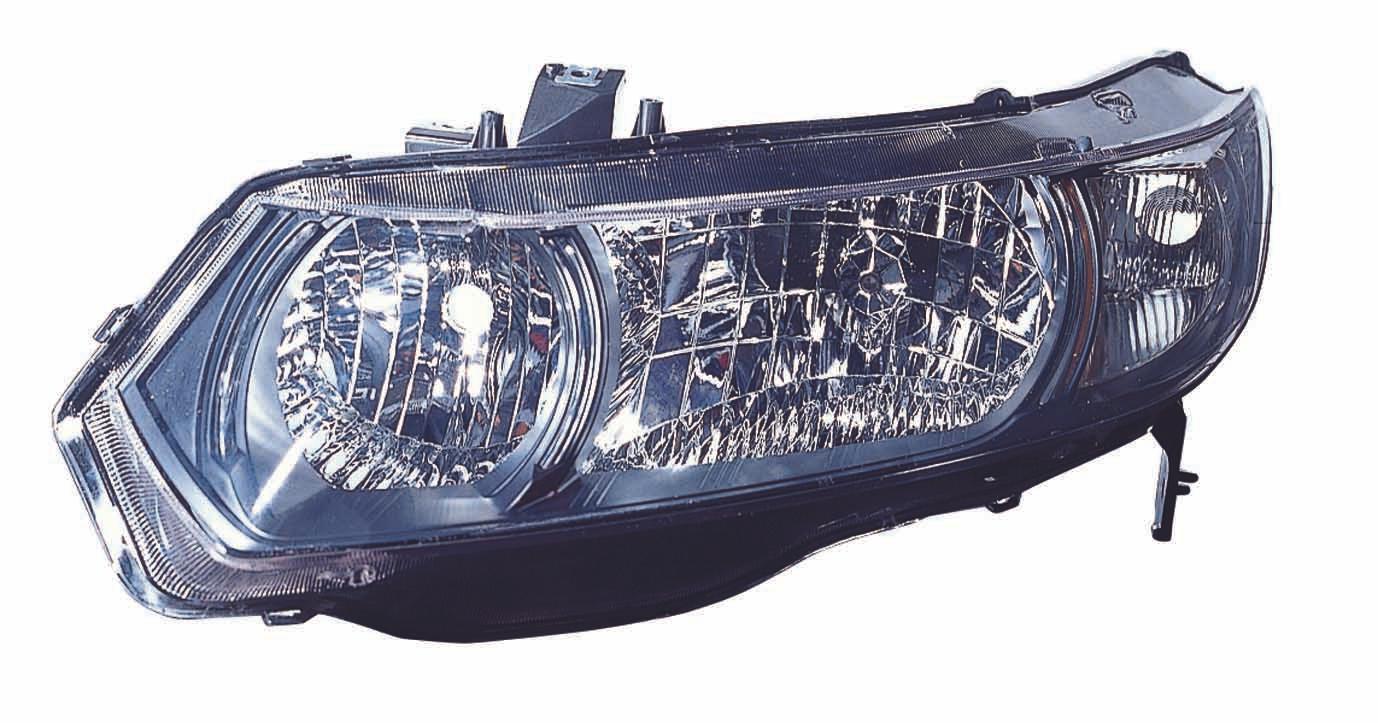 Phare avant gauche (côté conducteur) pour Honda Civic Coupé 2009-2011, haute qualité, HO2518126