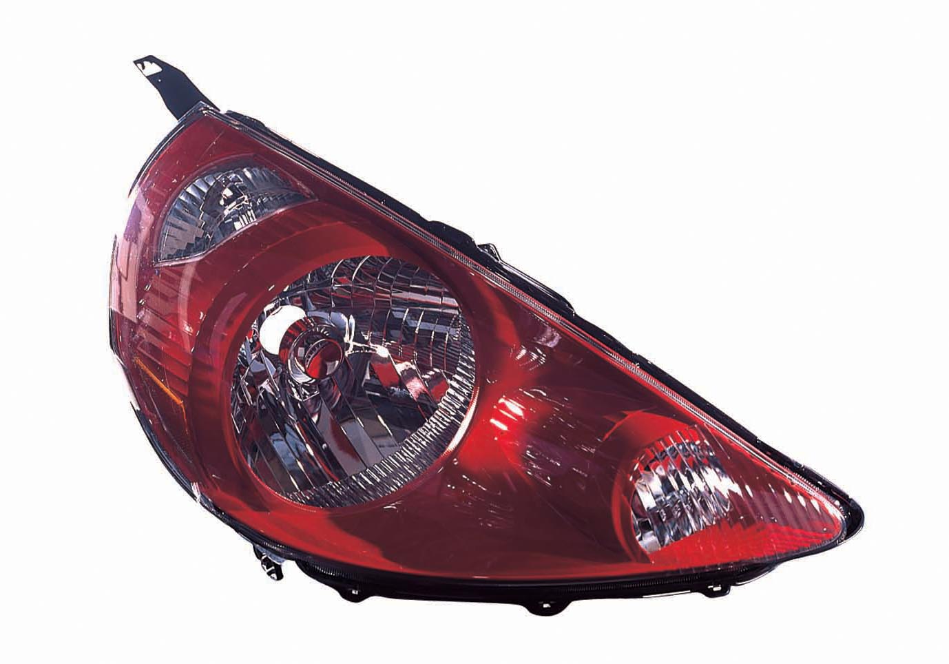 Phare avant côté passager rouge (code R81) pour Honda Fit 2007-2008, référence HO2519121C - Hunt Parts