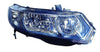 Head Lamp Passenger Side Honda Civic Coupe 2009-2011 Capa
