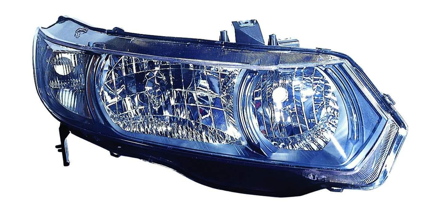 Phare avant côté passager pour Honda Civic Coupé 2009-2011, haute qualité, HO2519126