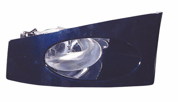 2007-2008 Honda Fit Fog Lamp Front Driver Side Black Code B92P With Black Painted Bezel Economy Quality