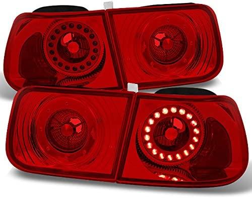 Feu arrière côté conducteur pour Honda Civic Coupé 1999-2000, HO2800145V