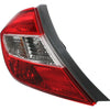 2012 Honda Civic Sedan Tail Lamp Driver Side High Quality