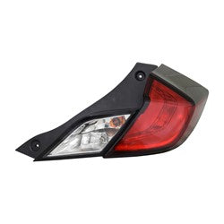 Feu arrière côté passager pour Honda Civic Coupé 2016-2020, référence HO2801191C