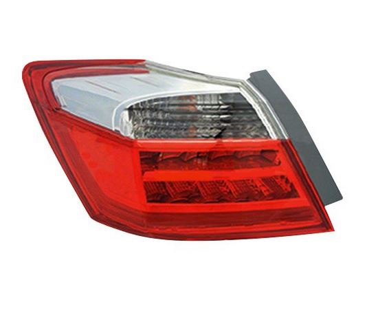 Feu arrière côté conducteur pour Honda Accord Berline 2013-2015 à LED, EX-L/Hybride/Touring, référence HO2804103C - Hunt Parts