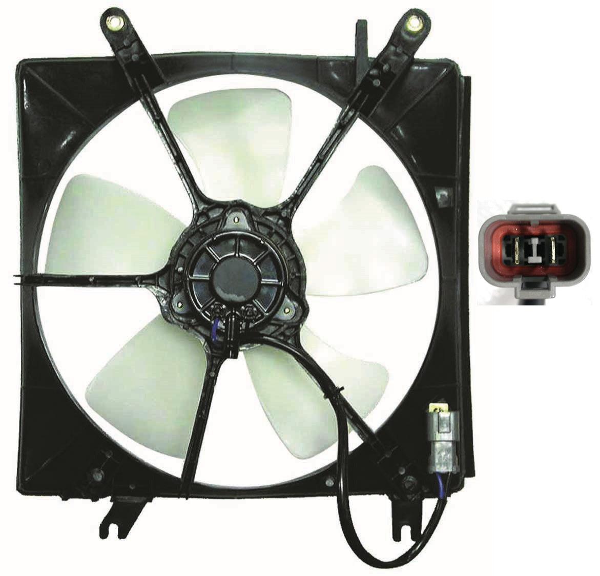 Ensemble ventilateur de radiateur pour Honda Accord Coupé 1994-1997 4 cylindres, HO3115104