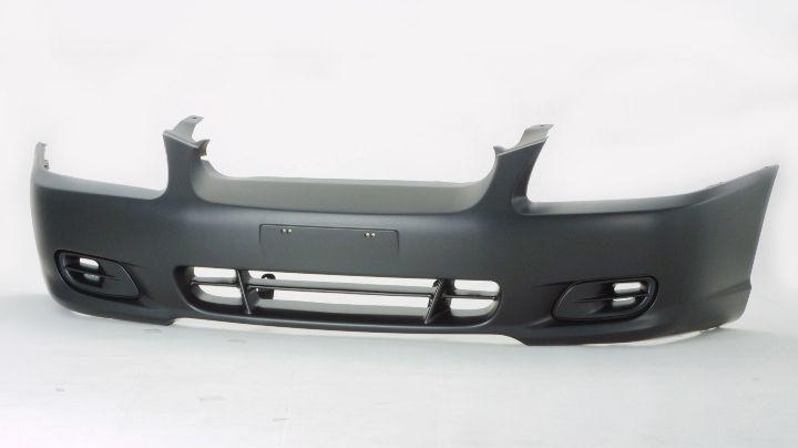 Pare-chocs avant apprêté pour Hyundai Accent Sedan 2000-2002, sans emplacement pour feu antibrouillard, HY1000133