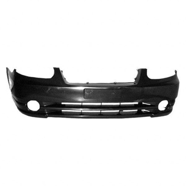 2003-2006 Hyundai Accent Hatchback Bumper Front Primed With Fog Lamp Hole Capa