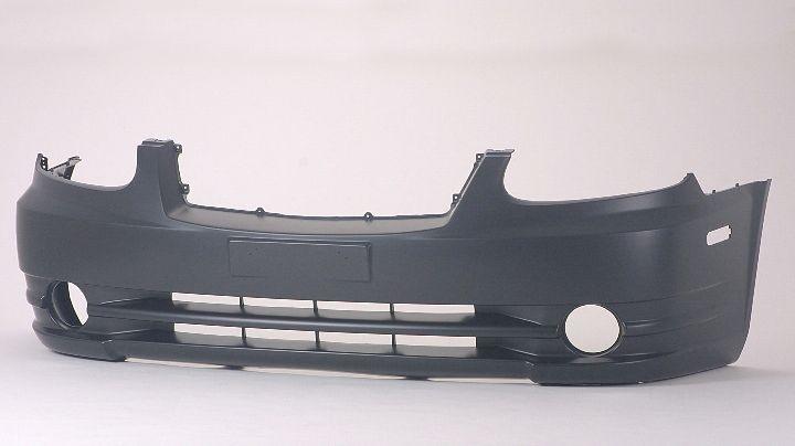 Pare-chocs avant apprêté pour Hyundai Accent Sedan 2003-2005 avec emplacement pour feu antibrouillard, HY1000144