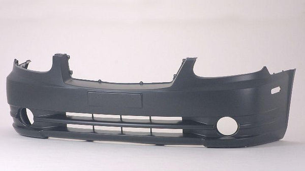 2003-2005 Hyundai Accent Sedan Bumper Front Primed With Fog Lamp Hole