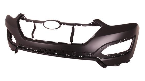 Pare-chocs avant supérieur Hyundai Santa Fe Sport 2013-2016 sans capteur, apprêté, modèle Sport, Capa, HY1014100C