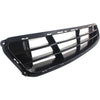 2009-2010 Hyundai Genesis Sedan Grille Lower Matte-Black Without Adaptive