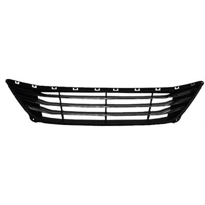 Calandre inférieure pour Hyundai Elantra Sedan 2014-2016 (fabrication coréenne), noire avec trois barres chromées, HY1036122