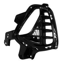 2018-2020 Hyundai Elantra Gt Fog Lamp Bezel Front Driver Side Bight Black Finish Without N-Line