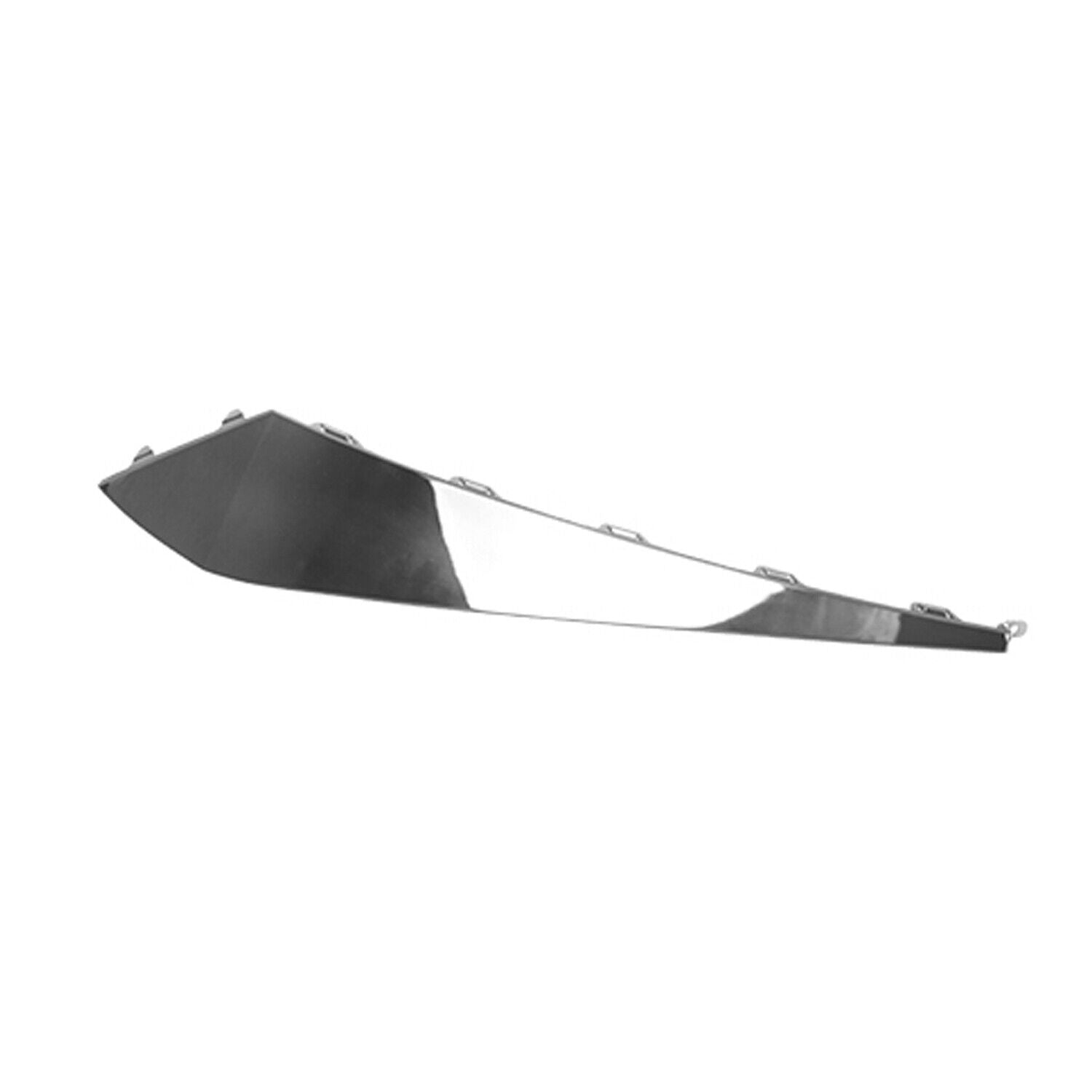 Moulure de pare-chocs avant côté passager pour Hyundai Elantra Berline 2021-2023, partie inférieure chromée fumée, fabrication américaine, HY1047120 - Hunt Parts