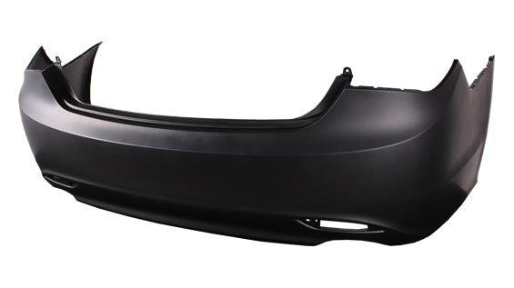 2011-2013 Hyundai Sonata Bumper Rear Primed Double Exhuast Capa