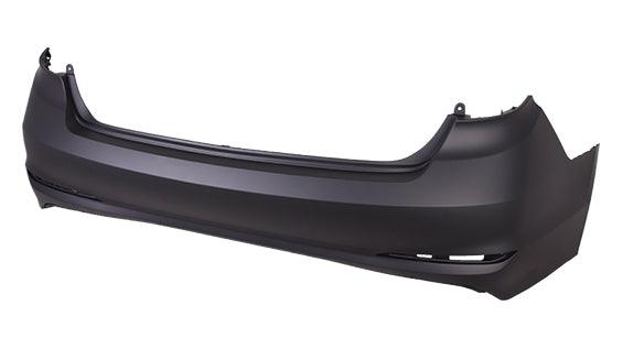 2015-2017 Hyundai Sonata Bumper Rear Primed Without Sensor Exclude Hybrid Capa