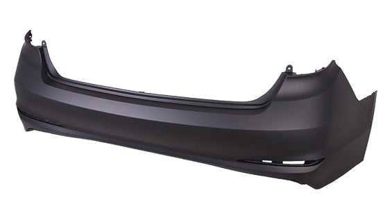 Pare-chocs arrière apprêté pour Hyundai Sonata 2015-2017 (sans capteur, sauf hybride), référence Hy1100205U - Hunt Parts