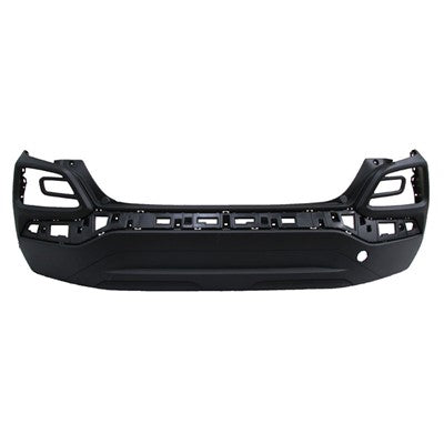 Pare-chocs arrière texturé pour Hyundai Kona 2018-2021, sans capteur, avec plaque de protection intégrée, référence Hy1100230C - Hunt Parts