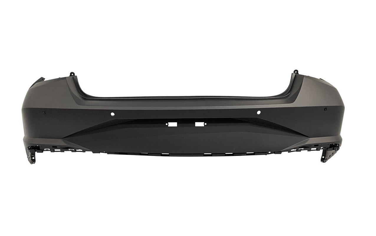 Pare-chocs arrière apprêté avec capteur pour Hyundai Elantra berline 2021-2023 (sauf N-Line, fabrication américaine), référence HY1100244 - Hunt Parts
