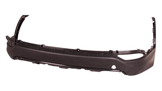 2013-2016 Hyundai Santa Fe Sport Bumper Lower Rear Matte Dark Gray Without Sensor Hole Sport Model Capa