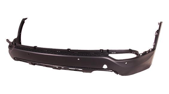 2013-2016 Hyundai Santa Fe Sport Bumper Lower Rear Matte Dark Gray With Sensor Hole Sport Model